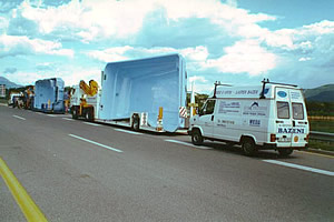 Prevoz poliestrskega bazena